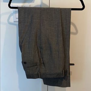 Gray John Varvatos suit trouser